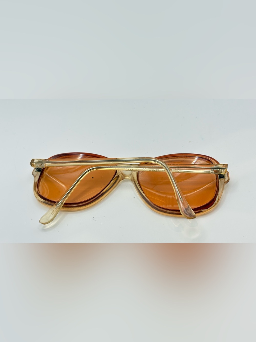 AJ Sarah Brown Translucent Oval Sunglasses Frames Only - Picture 5 of 9
